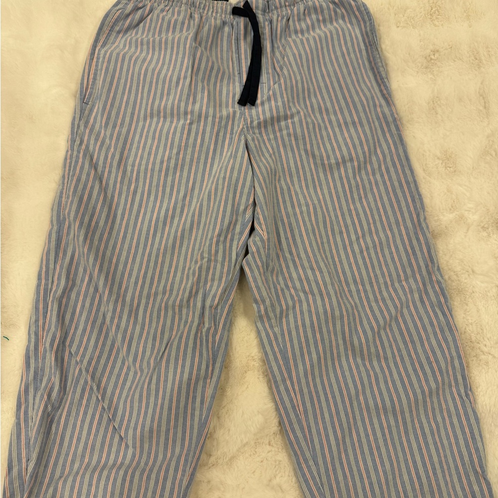 Men's Striped Lounge Pants with Drawstring